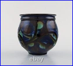 Kähler, Denmark. Vase in glazed ceramics. 1930/40s