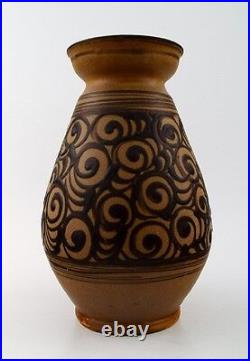 Kähler, Denmark, glazed stoneware vase. 1930 s