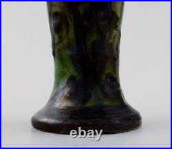 Kähler, Denmark, glazed stoneware vase, trumpet-shaped