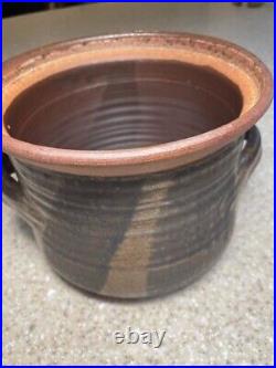 Karen Karnes art pottery jar with lidded vessel -Great condition