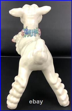 Kay Finch Large Prancing Lamb California Art Pottery Ceramic Figurine 10.5 Vtg
