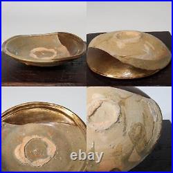 Kintsugi Art Work Japanese Antique Karatsu 5 Plates Pottery Ceramic bowl PCP152