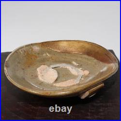 Kintsugi Art Work Japanese Antique Karatsu 5 Plates Pottery Ceramic bowl PCP152