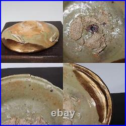 Kintsugi Art Work Japanese Antique Karatsu 5 Plates Pottery Ceramic bowl PCP152