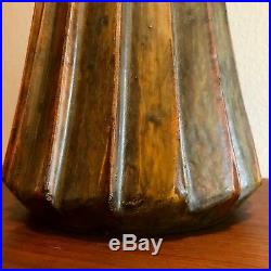 Large Alvino Bagni Brutalist Art Pottery Vase for Raymor 1970's Bitossi era