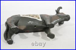 Large Bull Ceramic/Pottery Sculpture Jose Ayla Sotelo Mexican Fine Folk Art