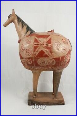 Large Ceramic Sculpture Horse Mexican Fine Art Pottery Collectible Home Decor #2