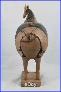 Large Ceramic Sculpture Horse Mexican Fine Art Pottery Collectible Home Decor #7