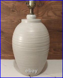 Large MCM Haeger Art Pottery Ceramic Lamp