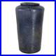 Large Modern Studio Art Pottery Vase Cobalt Blue Wheel Thrown Brutalist 9.75