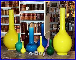 Large Pair Antique Galloway Terracotta Ceramic Art Deco Pottery Garden Urn Vases