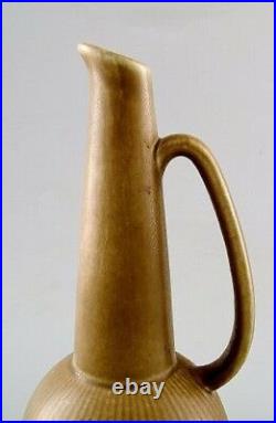 Large Rörstrand Ritzi ceramic vase / pitcher. Sweden, 1960s
