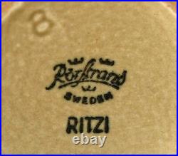 Large Rörstrand Ritzi ceramic vase / pitcher. Sweden, 1960s