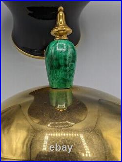 Large Vintage HAUY POUIGO Ceramic Art Pottery Urn Ginger Jar Italian MCM 19.75