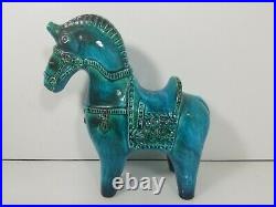 Large Vintage Jema Pottery Horse Figurine Holland 204 1970's Bitossi Style VHTF