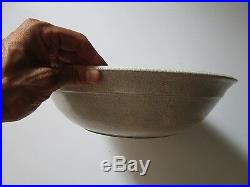 Large Wasserman Pottery Ceramic Bowl Charger Sculpture Painting Abstract Vintage