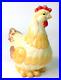 Lg. RARE Vintage VIETRI ITALY Ceramic Hen Chicken Art Pottery Figurine 10.5 d1