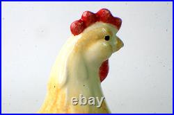 Lg. RARE Vintage VIETRI ITALY Ceramic Hen Chicken Art Pottery Figurine 10.5 d1