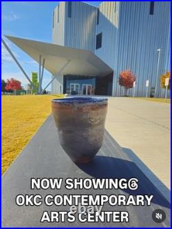 Lin Kensington Studio Art Pottery Sculpture Brutalist Avant GARDE moon Jar 8