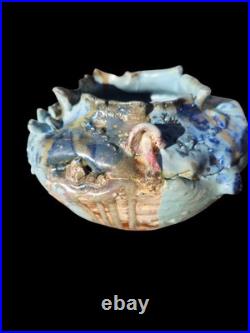 Lin Kensington Studio Art Pottery Sculpture Brutalist Avant GARDE moon Jar 8