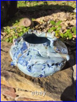 Lin Kensington Studio Art Pottery Sculpture Brutalist Avant GARDE moon Jar 8