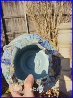 Lin Kensington Studio Art Pottery Sculpture Brutalist Avant GARDE moon Jar 8