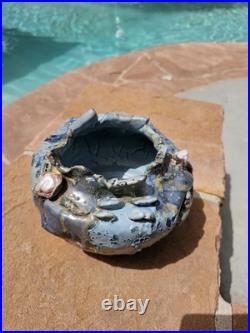 Lin Kensington Studio Art Pottery Sculpture Brutalist Avant GARDE moon Jar 8