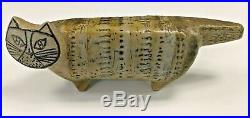 Lisa Larson CAT Gustavsberg 1957 Stoneware Ceramic KATT Large Zoo Figurine Art