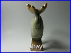 Lisa Larson Sweden Moose Elk Art Pottery Modernist Gustavsberg Ceramic MCM Great