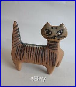 Lisa Larson ceramic cat sculpture Swedish mid-century modern art Gustavsberg