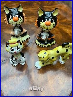 Lorna Bailey Cat Collection Ceramic Art