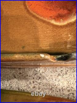 Lou Hoenig Mid Century Modern Ceramic Art Pottery Ashtray Trinket Set Rare As Is