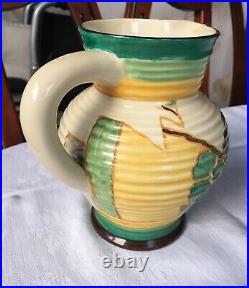 Lovely Clarice Cliff Moonflower Shape 564 George Jug Stunning