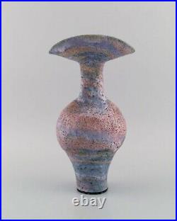 Lucie Rie, Austrian-born British potter. Large modernist unique vase