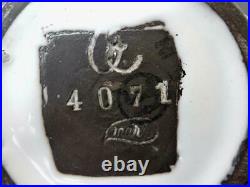 MARS MARI SIMMULSON UPSALA EKEBY 1952 VASE 30cm BLACK WHITE #4071 SIGNED PERFECT