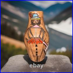 MCM Fratelli Fancuillacci Rare Ceramic Vase Italian Mid Century Design 7897