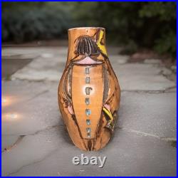 MCM Fratelli Fancuillacci Rare Ceramic Vase Italian Mid Century Design 7897