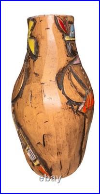 MCM Fratelli Fancuillacci Rare Ceramic Vase Italian Mid Century Design 7897
