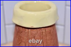 MCM Italian Handmade Studio Art Pottery Ceramic Glaze Rim Fold Vase Number 4028