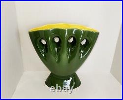 MCM Redwing Art Pottery Vase B1419 Belle Kogan Design c. 1940 Five Finger Style