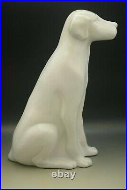 MCM Royal Haeger White Ceramic Large 18 Labrador Dog Sculpture