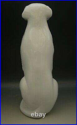MCM Royal Haeger White Ceramic Large 18 Labrador Dog Sculpture