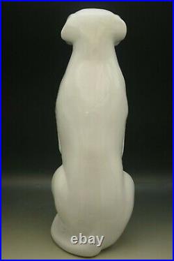 MCM Royal Haeger White Ceramic Large 18 Labrador Dog Sculpture