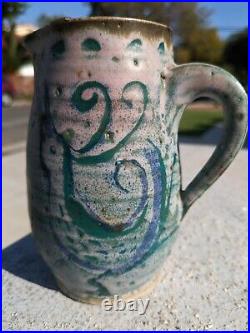MCM Studio Pottery Lindley Mixon Pitcher + FREE T & S Harlander Mug (Repaired)