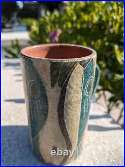 MCM Studio Pottery Lindley Mixon Pitcher + FREE T & S Harlander Mug (Repaired)
