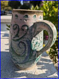 MCM Studio Pottery Lindley Mixon Pitcher + FREE T & S Harlander Mug (Repaired)