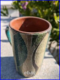 MCM Studio Pottery Lindley Mixon Pitcher + FREE T & S Harlander Mug (Repaired)