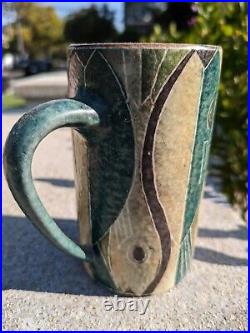 MCM Studio Pottery Lindley Mixon Pitcher + FREE T & S Harlander Mug (Repaired)