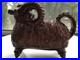 MID Century Impressive Art Sculpture Jug Figurine Of Goat Ram Pottery Ceramic