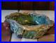Macario Ceramic Hand Painted Art Pottery 13 Fruit & Vines Bowl # 4707 Mexico